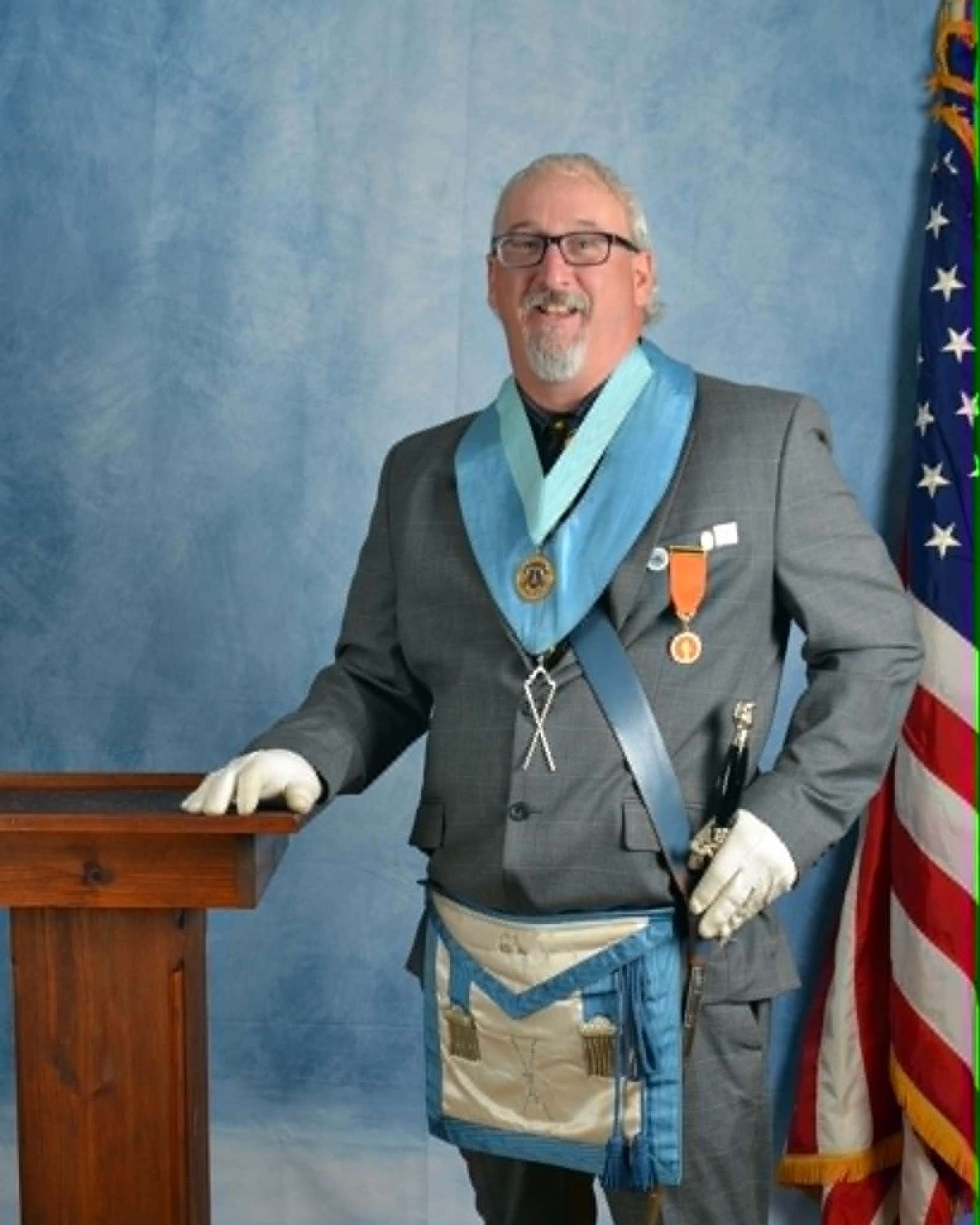 Portrait of Bobby Hughes, Treasurer